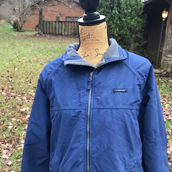 Blue Lands End winter jacket Squall collection size M 38-40 - Picture 2 of 11